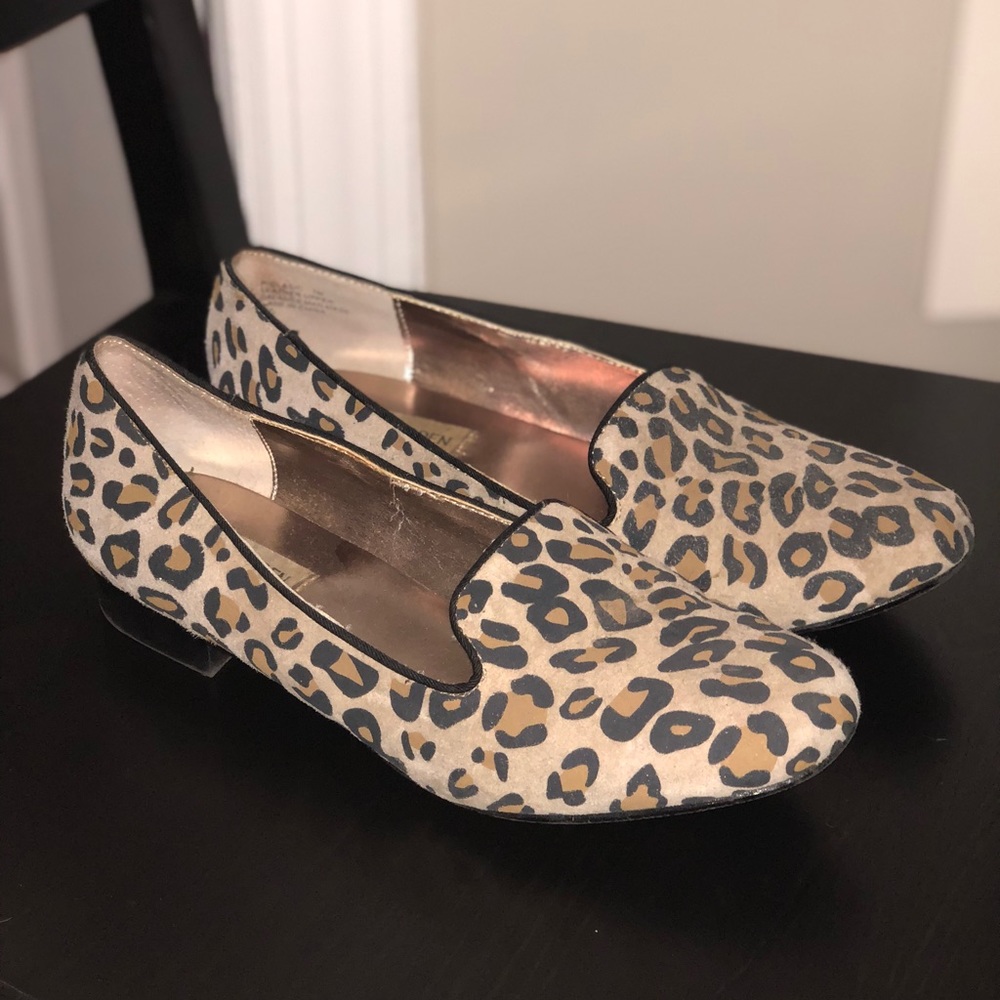 Steve Madden leopard flats